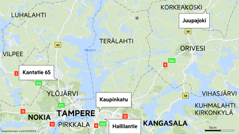 Rattijuoppoja kiinni Tampereella, Ylöjärvellä ja Juupajoella - Pirkanmaa -  Aamulehti