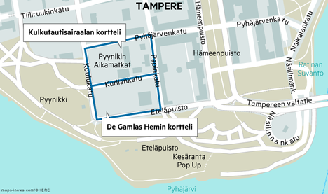 Tampere lykkää Eteläpuiston kaavoitusta ensi vuosikymmenelle - Tampere -  Aamulehti