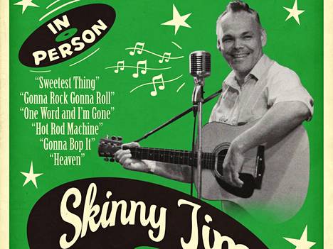 Edellisen kerran Skinny Jim bändeineen esiintyi Suomessa vuonna 1999. 