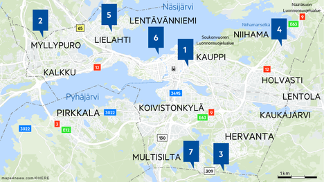 Katso, mistä Tampere vuokraa tontteja - Tampere - Aamulehti