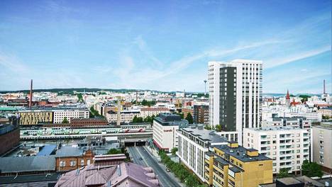 Tältä näyttää Tampereen korkein asuinkerrostalo – Suunnitteluun  inspiraatiota New Yorkista - Kotimaa - Aamulehti