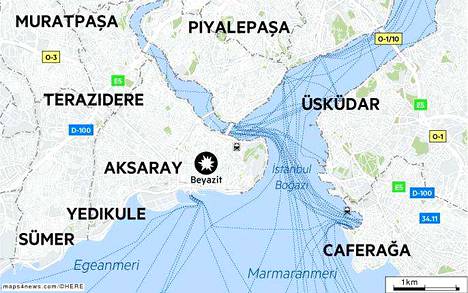 Istanbulin räjähdyksen kohteena poliisit: Ainakin 11 kuollut ja 36  haavoittunut - Ulkomaat - Aamulehti