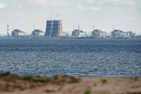 Zaporižžjan ydinvoimala kuvattiin 27. huhtikuuta.