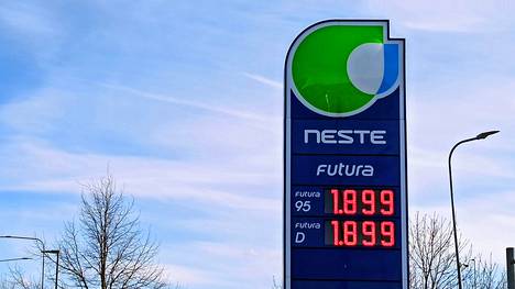 Bensiinin hinta lähestyy Virossakin kahta euroa.