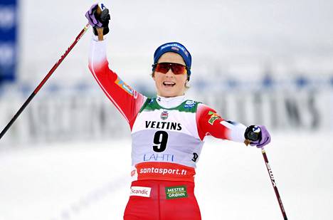 Therese Johaug on Norhan suurimpia mitalisuosikkeja tulevissa olympialaisissa. Kuva Lahden maailmancupin kisoista tammikuulta 2021.