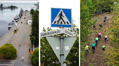 Mustalahti, Uusikylä ja Mustavuori ovat adjektiivialkuisia tamperelaisia paikannimiä.