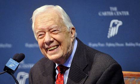 Entinen Yhdysvaltain presidentti Jimmy Carter vastasi median kysymyksiin vuonna 2015.