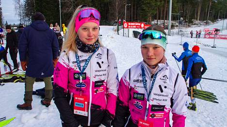 Siiri Laino ja Anna Stenroos osallistuvat perjantaina uransa ensimmäiseen aikuisten SM-kilpailuun Tampereella.