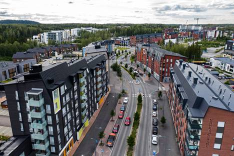 Tampereen asuinalueista Vuores on noussut muutamassa vuodessa monen suosikiksi. Ensimmäiset asukkaat muuttivat Vuorekseen helmikuussa 2010. Kuva on otettu heinäkuussa 2019.