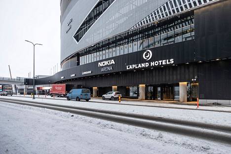 Lapland Hotels Arena avasi ovensa joulukuussa 2021.