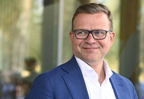 Kokoomuksen puheenjohtaja Petteri Orpo kuvattiin puolueen eduskuntaryhmän kesäkokouksessa Imatralla 23. elokuuta 2022.