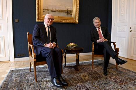 Saksan liittopresidentti Frank-Walter Steinmeier ja presidentti Sauli Niinistö tapasivat tänään presidentinlinnassa Helsingissä.
