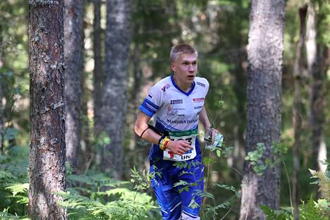 Pyrinnön Elias Kuukka suunnisti EM-pronssia Virossa miesten pitkällä matkalla.