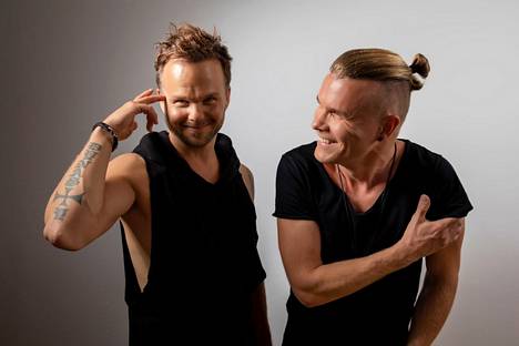 Muun muassa takavuosien suursuosikki The Rasmus lähtee kisaamaan Euroviisu-paikasta. Kuvassa bändin Lauri Ylönen (vas.) ja Aki Hakala. 