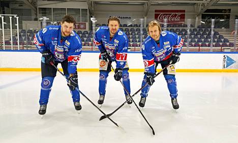 KeuPa HT:n kapteenisto kaudella 2022-2023: Henri Auvinen (A), Veeti Vuorio (C) ja Juuso Ketola (A). Kuvasta puuttuu Niko Kivelä (A). 
