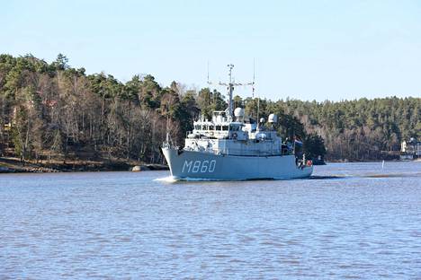 Naton miinantorjunta-alusosasto harjoittelee Suomen merivoimien kanssa tällä viikolla. Kuvituskuva Turusta. 