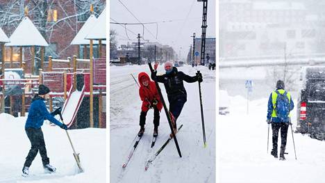 Valtteri-myrsky oli sunnuntai-iltaan mennessä tuonut Tampereelle liki 20 senttiä uutta lunta. Viikonloppuna talvisesta säästä on otettu ilo irti. Lauantaina ulkojää houkutteli luistelemaan ja sunnuntaina lumipeite hiihtämään Tampereen keskustaan. 