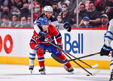 Jääkiekon NHL:ssä kanadalaisjoukkueiden kohtaamisessa Montreal Canadiens taipui kotikaukalossaan Winnipeg Jetsille.