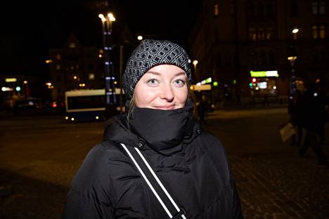 Jonna Starck, 28, myyjä, Tampere: ”Odotan talvea ja lunta.” 