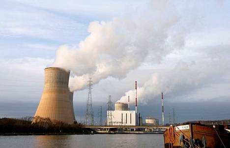 Tihangen ydinvoimala Belgiassa. 