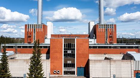 Tampereen Sähkölaitoksen Lielahden voimalaitos kuvattiin toukokuussa 2022.
