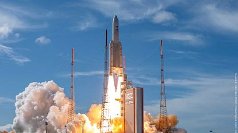 ESA:n satelliitti laukaistiin Kouroussa, Ranskan Guayanassa elokuussa 2019.