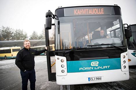 Porin Linjojen liikennepäällikkö Jarno Valtanen kuvattuna vuonna 2017.