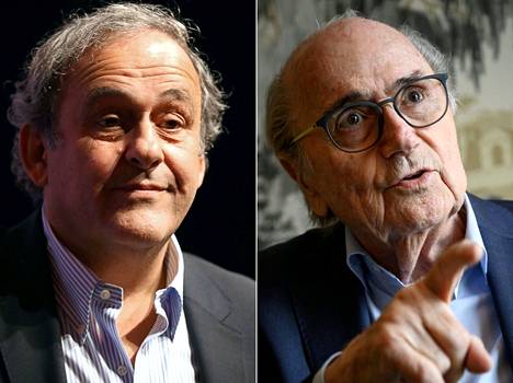 Michel Platini (vas.) ja Sepp Blatter vapautuivat rikossyytteistä.