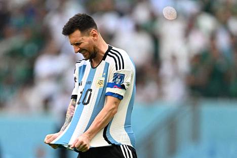 Lionel Messi oli pettynyt tappioon. 