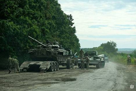 Ukrainan armeija Harkovan alueella 11. syyskuuta.