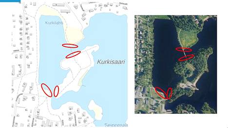 Keuruun kaupunki on merkinnyt Kurkisaaren havainnekarttaan alueet, joilta myrkkykeisoa on havaittu kesäkuun lopulla.