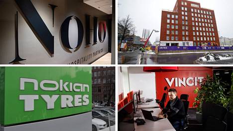 Noho Partners, Gofore, Nokian Renkaat ja Vincit ovat pirkanmaalaisia yhtiöitä.