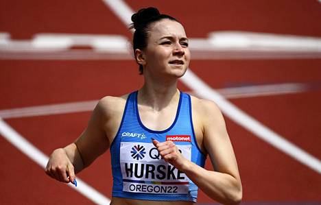 Reetta Hurske edusti Suomea viime vuonna MM-kisoissa.