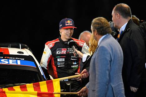 Toyotan Kalle Rovanperä haastattelussa ennen lokakuun loppupuolella ajettua Katalonian rallia.