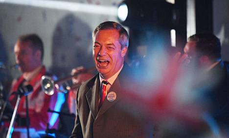 – Me olemme voittaneet, julisti Lontoossa euroskeptisen brexit-puolueen johtaja Nigel Farage. Pitkän väännön jälkeen Britannian EU-ero on nyt totta.