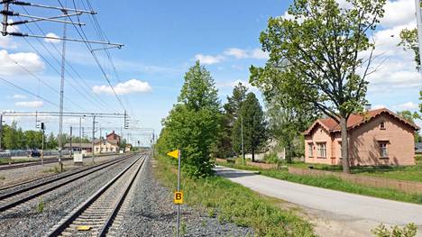 Ikävä tilanne sattui sunnuntaina Kokemäen rautatieasemalla. Kuva on arkistokuva.