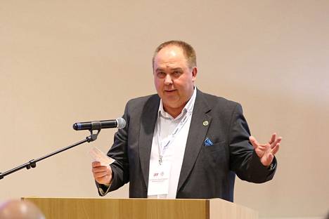 Risto Kauppinen toimi Salibandyliiton puheenjohtajana vuodesta 2018. 