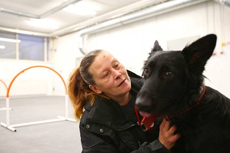 Maiju Salosella on ollut koko ajan vähintään yksi koira vuodesta 1992 lähtien. Tällä hetkellä perheessä asustavat kuvassa oleva Vani sekä toinen saksanpaimenkoira Daxi.