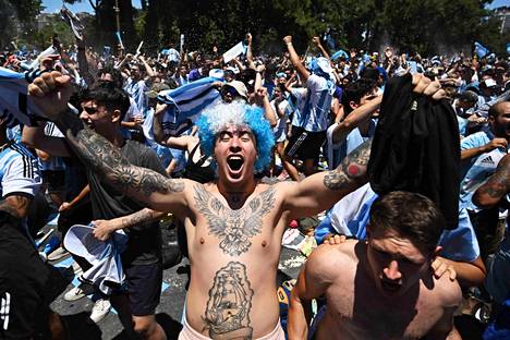 Argentiinan fanien riemulla ei ollut rajoja. 