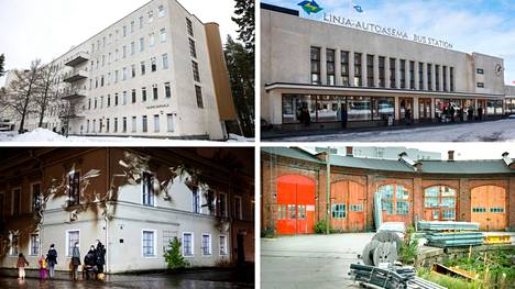 Kaupin vastaanottokeskus, linja-autoasema, Frenckellin konttori ja veturitalli kakkonen ovat Tampereen kaupungin myytävien kiinteistöjen listalla.