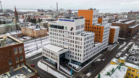 Solitan toimitilat sijaitsevat Technopoliksessa Tampereen Peltokadulla. Kuva otettiin 18.1.2023.