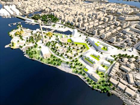 Särkänniemen asemakaavan muutoksessa mahdollistetaan uuden rantakaupunginosan rakentaminen ja alueen liittäminen nykyistä paremmin Tampereen  keskustaan. Tältä suunnitelma näyttää havainnekuvassa.