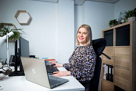 Polar Partnersin toimitusjohtaja Maria Haapaniemi kuvattiin tiistaina 18. tammikuuta yrityksen toimistolla Tampereella.