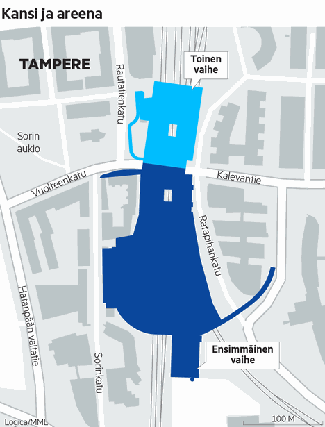 Kuvat: Tampereen Kannen areena toukokuussa 2020 - Tampere - Aamulehti