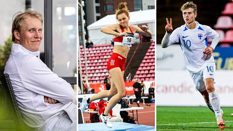 Patrik Laine, Ella Junnila, Naatan Skyttä ja monet muut pitävät Pirkanmaan urheilulippua korkealla.