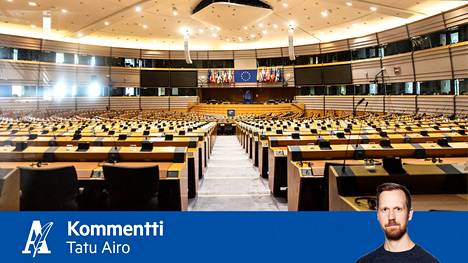 Euroopan parlamentti pitää kokouksiaan sekä Strasbourgissa että kuvan salissa Brysselissä.