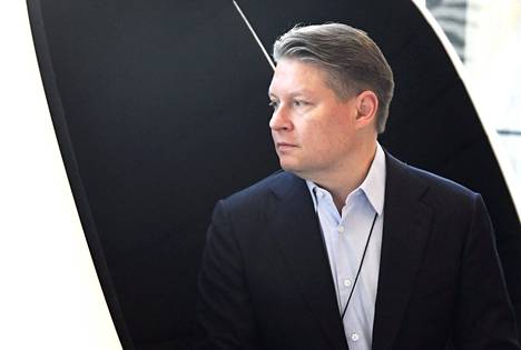 Lentoyhtiö Finnairin toimitusjohtaja Topi Manner kertoi yhtiön puolivuosituloksesta mediatilaisuudessa Vantaalla 19. heinäkuuta.