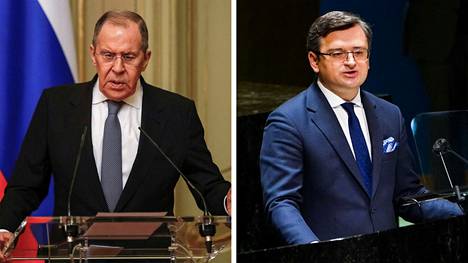 Venäjän ulkoministeri Sergei Lavrov ja Ukrainan ulkoministeri Dmytro Kuleba tapaavat toisensa ensimmäistä kertaa Venäjän aloittaman hyökkäyksen jälkeen.