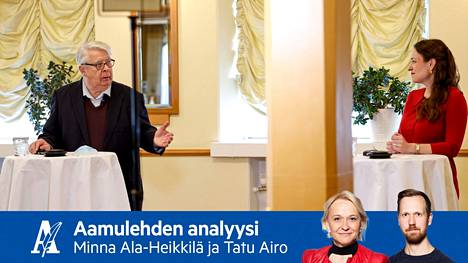 Kalervo Kummola ja Anna-Kaisa Ikonen olivat kokoomuksen pormestariehdokkaat viime kuntavaaleissa Tampereella.