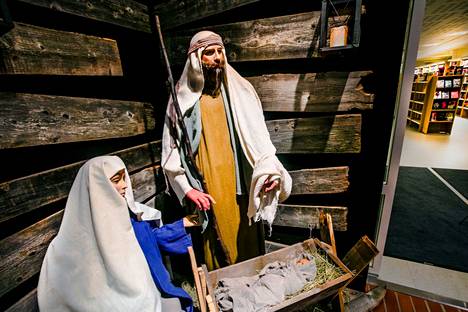Jeesus-lapsi ei esiinny tässä jouluevankeliumissa.
